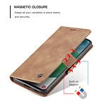 Solidenz Urban Book Samsung S21 FE hoesje - Bruin - 5