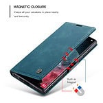 Solidenz Urban Book Samsung S22 Ultra hoesje - Blauw - 5