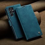 Solidenz Urban Book Samsung S22 Ultra hoesje - Blauw - 8