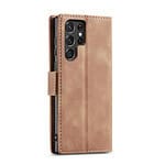 Solidenz Urban Book Samsung S22 Ultra hoesje - Bruin - 3