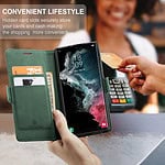 Solidenz Urban Book Samsung S22 Ultra hoesje - Groen - 7