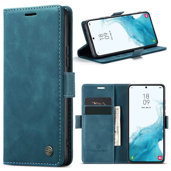 Solidenz Urban Book Samsung S22 Plus hoesje - Blauw