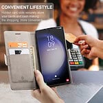 Solidenz Urban Book Samsung S23 Ultra hoesje - Beige - 7