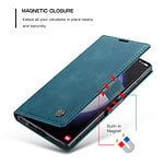 Solidenz Urban Book Samsung S23 Ultra hoesje - Blauw - 5