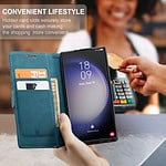 Solidenz Urban Book Samsung S23 Ultra hoesje - Blauw - 7