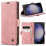 Solidenz Urban Book Samsung S23 Ultra hoesje - Roze Main Image