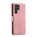 Solidenz Urban Book Samsung S23 Ultra hoesje - Roze - 3