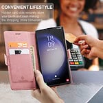 Solidenz Urban Book Samsung S23 Ultra hoesje - Roze - 6