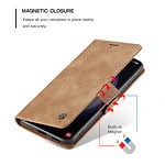 Solidenz Urban Book Samsung S23 Plus hoesje - Bruin - 5
