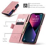 Solidenz Urban Book iPhone 13 Pro Max hoesje - Roze - 5