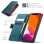 Solidenz Urban Book iPhone 13 hoesje - Blauw - 6
