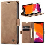 Solidenz Urban Book iPhone 13 hoesje - Bruin Main Image