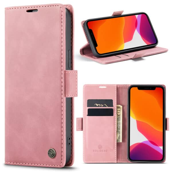 Solidenz Urban Book iPhone 13 hoesje - Roze