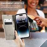 Solidenz Urban Book iPhone 14 Pro hoesje - Beige - 6