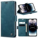 Solidenz Urban Book iPhone 14 Pro hoesje - Blauw Main Image