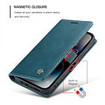 Solidenz Urban Book iPhone 14 Pro hoesje - Blauw - 5