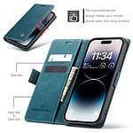 Solidenz Urban Book iPhone 14 Pro hoesje - Blauw - 6