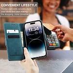 Solidenz Urban Book iPhone 14 Pro hoesje - Blauw - 7