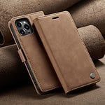 Solidenz Urban Book iPhone 14 Pro hoesje - Bruin - 8