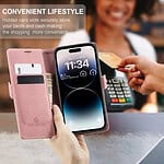 Solidenz Urban Book iPhone 14 Pro hoesje - Roze - 6