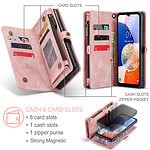 Solidenz Urban Wallet Samsung A14 hoesje - Roze - 7