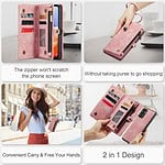 Solidenz Urban Wallet Samsung A14 hoesje - Roze - 8