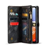 Solidenz Urban Wallet Samsung A14 hoesje - Zwart - 2