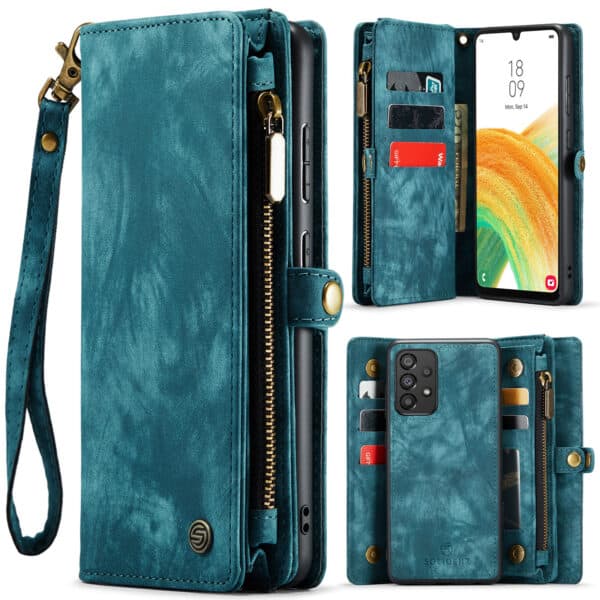 Solidenz Urban Wallet Samsung A53 hoesje - Blauw