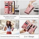 Solidenz Urban Wallet Samsung A52s / A52 hoesje - Roze - 8