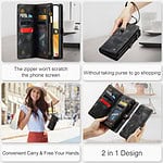 Solidenz Urban Wallet Samsung A53 hoesje - Zwart - 8