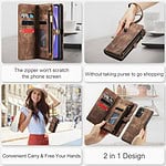 Solidenz Urban Wallet Samsung S23 FE hoesje - Bruin - 6