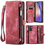 Solidenz Urban Wallet Samsung S23 FE hoesje - Rood Main Image