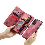 Solidenz Urban Wallet Samsung S23 FE hoesje - Rood - 4