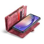 Solidenz Urban Wallet Samsung S23 FE hoesje - Rood - 5
