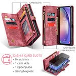 Solidenz Urban Wallet Samsung S23 FE hoesje - Rood - 7
