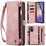 Solidenz Urban Wallet Samsung S23 FE hoesje - Roze Main Image