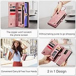 Solidenz Urban Wallet Samsung S23 FE hoesje - Roze - 8