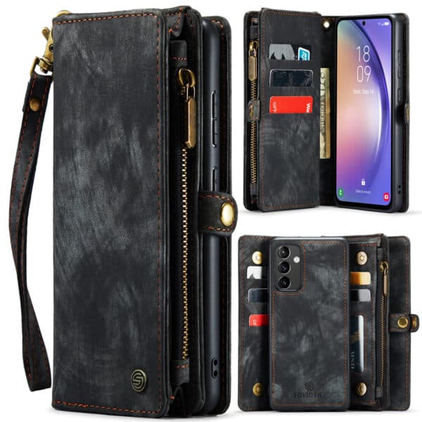 Solidenz Urban Wallet Samsung S23 FE hoesje - Zwart