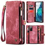Solidenz Urban Wallet Samsung S20 FE hoesje - Rood Main Image