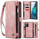 Solidenz Urban Wallet Samsung S20 FE hoesje - Roze Main Image