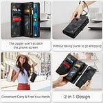 Solidenz Urban Wallet Samsung S20 FE hoesje - Zwart - 8