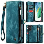 Solidenz Urban Wallet Samsung S21 hoesje - Blauw Main Image