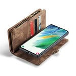 Solidenz Urban Wallet Samsung S21 hoesje - Bruin - 4