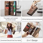 Solidenz Urban Wallet Samsung S21 hoesje - Bruin - 8
