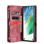 Solidenz Urban Wallet Samsung S21 hoesje - Rood - 3