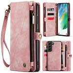 Solidenz Urban Wallet Samsung S21 hoesje - Roze Main Image