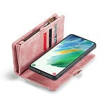 Solidenz Urban Wallet Samsung S21 hoesje - Roze - 5