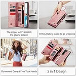 Solidenz Urban Wallet Samsung S22 Plus hoesje - Roze - 11