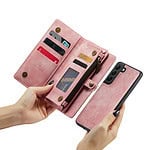 Solidenz Urban Wallet Samsung S22 Plus hoesje - Roze - 4