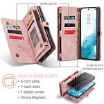 Solidenz Urban Wallet Samsung S22 Plus hoesje - Roze - 6